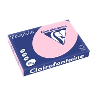 Clairefontaine gekleurd papier roze 80 g/m² A3 (500 vellen) 1888PC 250111