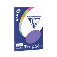 Clairefontaine gekleurd papier violet 80 g/m² A4 (100 vellen) 250043 250043