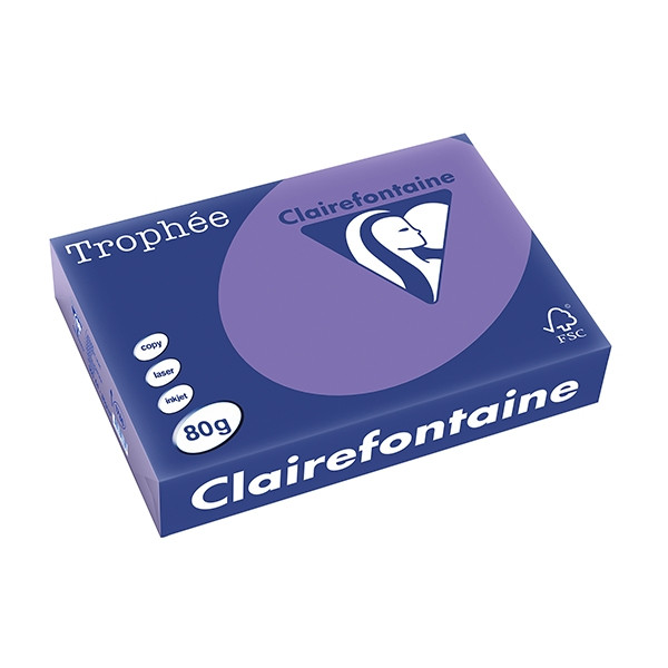 Clairefontaine gekleurd papier violet 80 g/m² A4 (500 vellen) 1786PC 250058 - 1