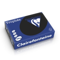 Clairefontaine gekleurd papier zwart 210 grams A4 (250 vel) 2227PC 250285