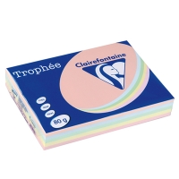 Clairefontaine multipack zalm/blauw/groen/kanariegeel/roze 80 g/m² (5 x 100 vellen) 250005 250005