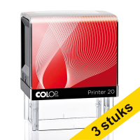 Aanbieding: 3x Colop Printer 20 tekststempel personaliseerbaar