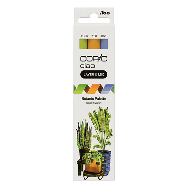 Copic Ciao Layer & Mix markerset Botanic Palette (3 stuks) 220750306 311010 - 1