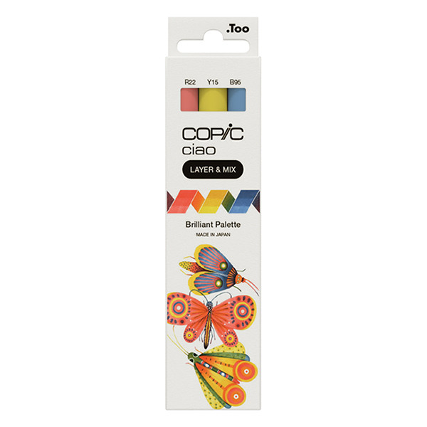 Copic Ciao Layer & Mix markerset Brilliant Palette (3 stuks) 220750303 311007 - 1