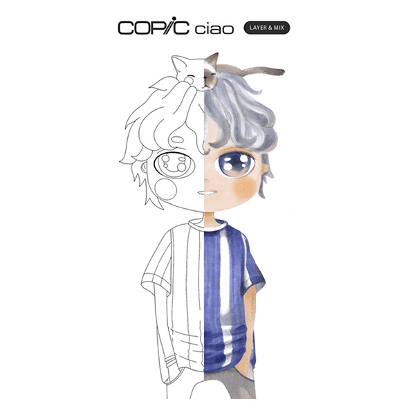 Copic Ciao Layer & Mix markerset Serene Palette (3 stuks) 220750310 311005 - 3