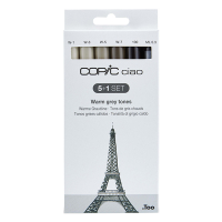 Copic Ciao markerset Warm Grey Tones (6 stuks) 22075565 311015