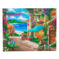 Crystal Art diamond painting kit Italian Cafe 40 x 50 cm CAK-TK6L 400958