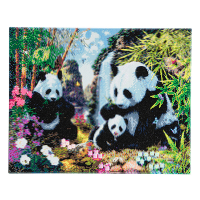 Crystal Art diamond painting kit Panda Valley 40 x 50 cm CAK-A21 400960