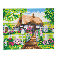 Crystal Art diamond painting kit Rose Cottage 40 x 50 cm CAK-A94L 400965