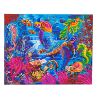 Crystal Art diamond painting kit Sea Life 40 x 50 cm CAK-A159L 400963