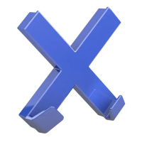 Dahle Mega magneet Cross XL blauw 95550-14820 210535