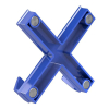 Dahle Mega magneet Cross XL blauw 95550-14820 210535 - 3
