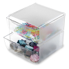 Deflecto Classic Cube organizer met 2 lades 350101 423353 - 1