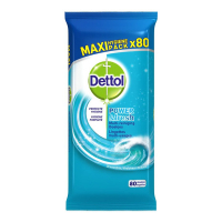 Dettol hygiënische doekjes oceaanfris (80 stuks)