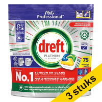 Aanbieding: Dreft Professional All-in-One Platinum vaatwastabletten Lemon (225 vaatwasbeurten)