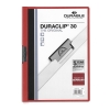 Durable Duraclip klemmap rood A4 voor 30 vellen