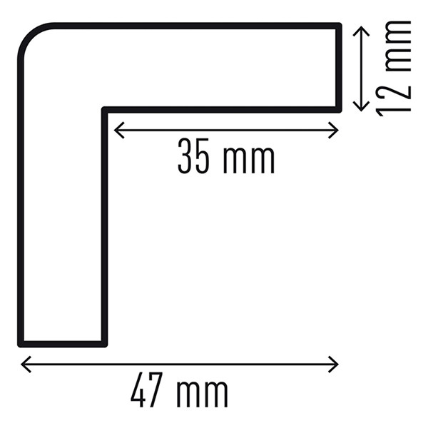 Durable hoekbeschermingsprofiel C35 1102130 310258 - 3