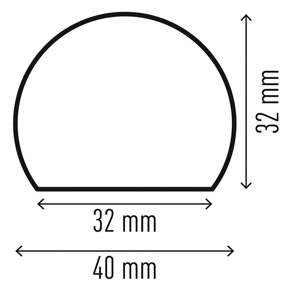 Durable oppervlakte beschermingsprofiel S32R 1109130 310261 - 3