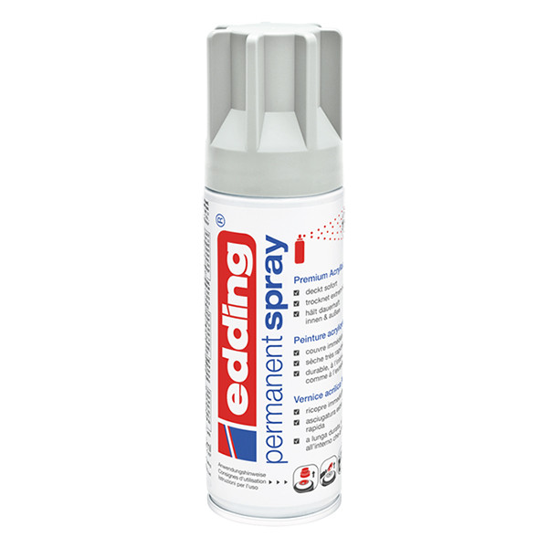 Edding 5200 permanente acrylverf spray mat lichtgrijs (200 ml) 4-5200925 239069 - 1