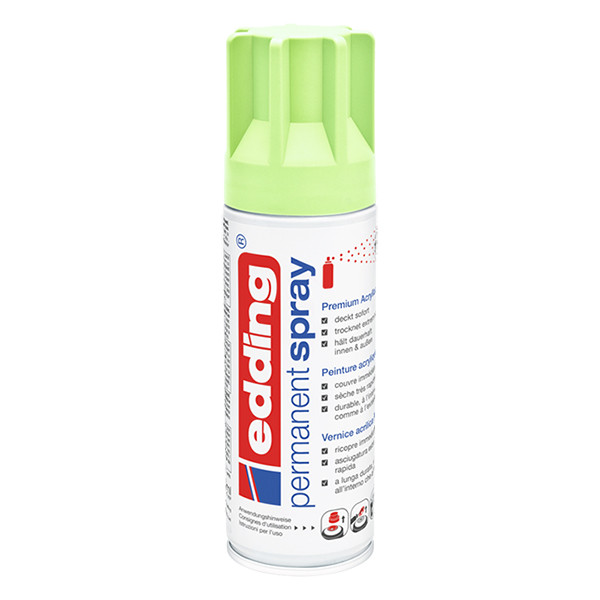 Edding 5200 permanente acrylverf spray mat pastelgroen (200 ml) 4-5200917 239061 - 1