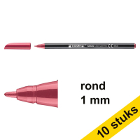 Edding Aanbieding: 10x Edding 1200 viltstift karmijnrood (1 mm rond)  239571