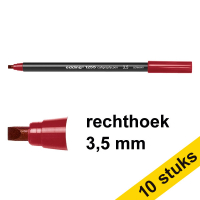 Edding Aanbieding: 10x Edding 1255 kalligrafiepen karmijn (3,5 mm)  239603