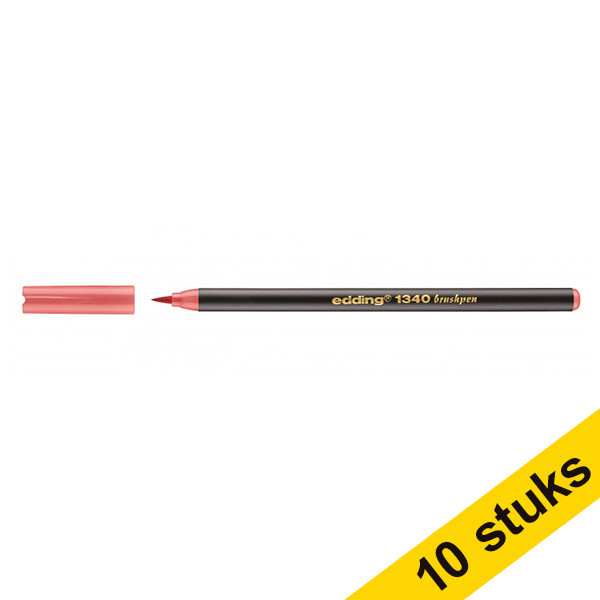 Edding Aanbieding: 10x Edding 1340 brushpen abrikoos nude  239647 - 1