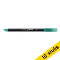 Edding Aanbieding: 10x Edding 1340 brushpen groen  239652