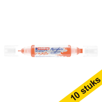 Aanbieding: 10x Edding 5400 acryl 3D double liner fluo-oranje (2  - 3 / 5 - 10 mm)