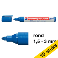 Edding Aanbieding: 10x Edding 8030 NLS high-tech marker blauw (1,5 - 3 mm rond)  239909