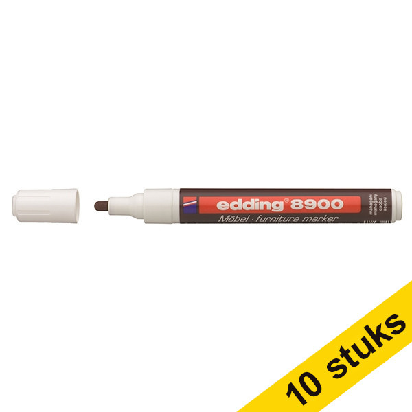 Edding Aanbieding: 10x Edding 8900 meubelmarker mahoniehout licht (1,5 - 2 mm rond)  239937 - 1