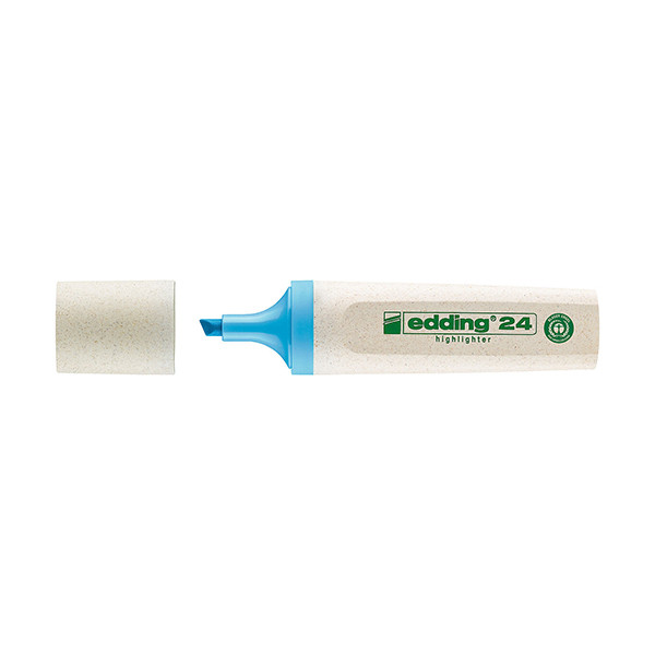 Edding EcoLine 24 fluostift blauw 4-24010 240345 - 1