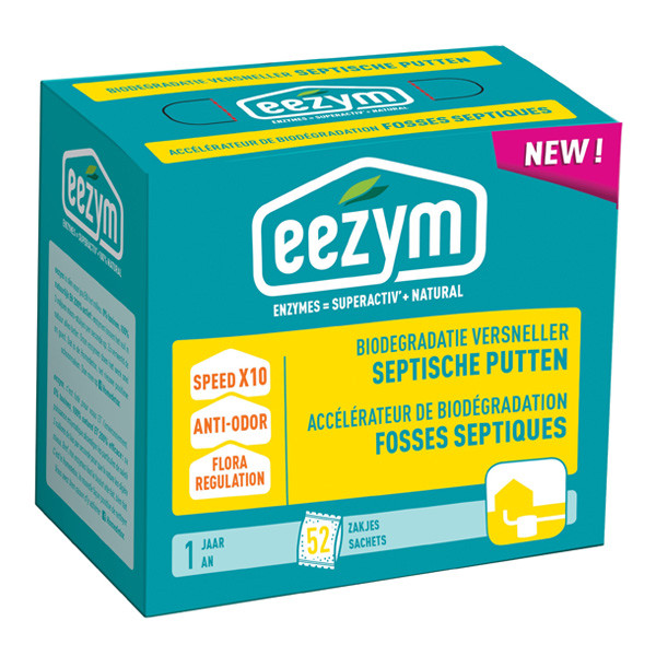 Eezym biodegradatieversneller septische putten (52 losse zakjes)  SEE00011 - 1