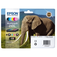 Epson 24XL (T2438) multipack 6 kleuren hoge capaciteit (origineel) C13T24384010 C13T24384011 026602