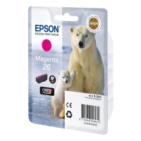 Epson 26 (T2613) inktcartridge magenta (origineel) C13T26134010 C13T26134012 026502