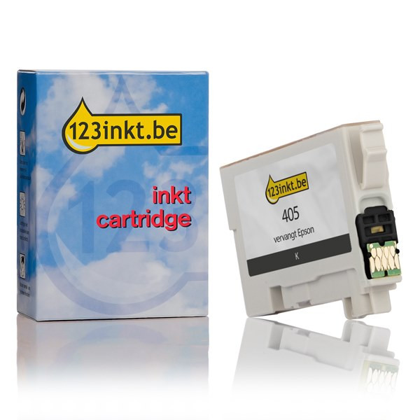 Epson 405 (T05G1) inktcartridge zwart (123inkt huismerk) C13T05G14010C C13T05G140CZ20C 083539 - 1