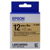 Epson LK-4KBM tape zwart op metallic goud 12 mm (origineel)