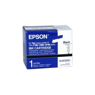 Epson S020403 (SJIC6) inktcartridge zwart (origineel) C33S020403 080174 - 1