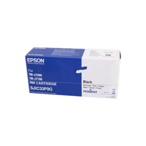 Epson S020655 (SJIC33P) inktcartridge zwart (origineel) C33S020655 083406 - 1