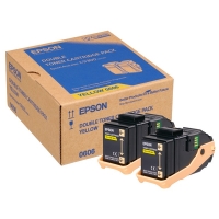 Epson S050606 toner geel dubbelpak (origineel) C13S050606 028306