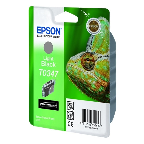 Epson T0347 inktcartridge licht zwart (origineel) C13T03474010 902553 - 1