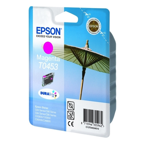 Epson T0453 inktcartridge magenta (origineel) C13T04534010 022490 - 1