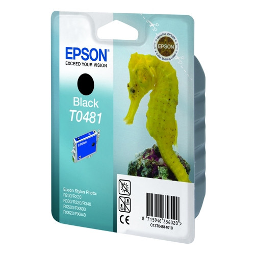 Epson T0481 inktcartridge zwart (origineel) C13T04814010 022530 - 1