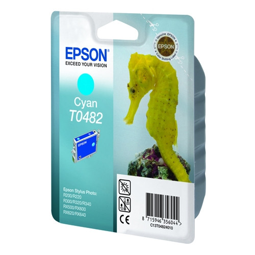 Epson T0482 inktcartridge cyaan (origineel) C13T04824010 022550 - 1