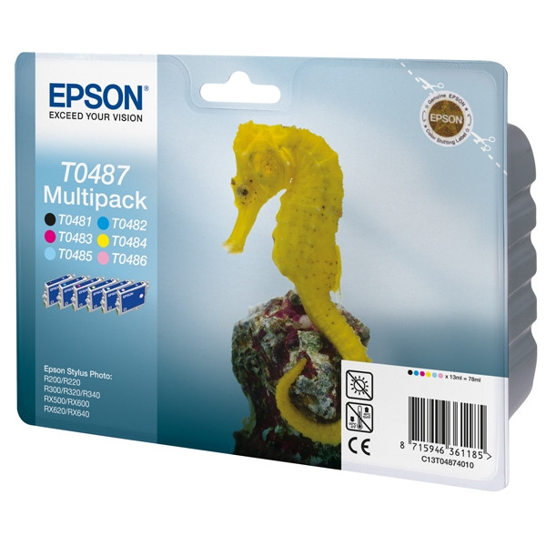 Epson T0487 multipack (origineel) C13T04874010 850000 - 1