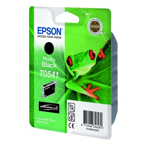 Epson T0541 inktcartridge foto zwart (origineel) C13T05414010 022670 - 1