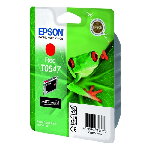 Epson T0547 inktcartridge rood (origineel) C13T05474010 022750 - 1