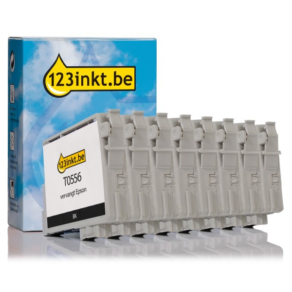 Epson T0556 multipack 8 inktcartridges (123inkt huismerk) C13T05564010C 022897 - 1