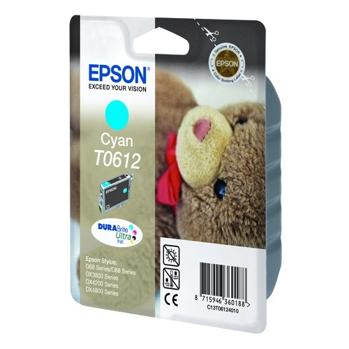 Epson T0612 inktcartridge cyaan (origineel) C13T06124010 023005 - 1