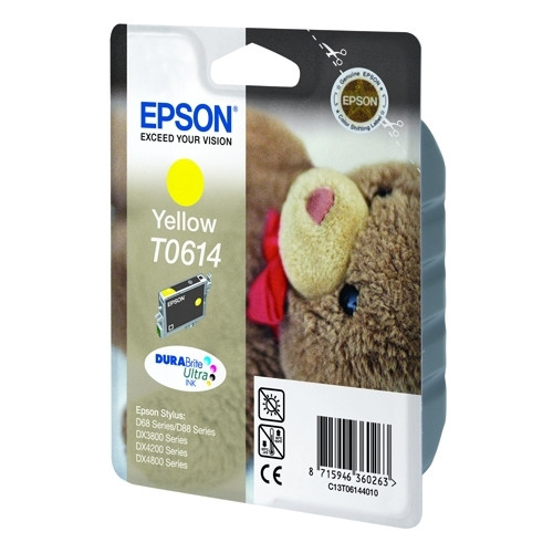 Epson T0614 inktcartridge geel (origineel) C13T06144010 023015 - 1